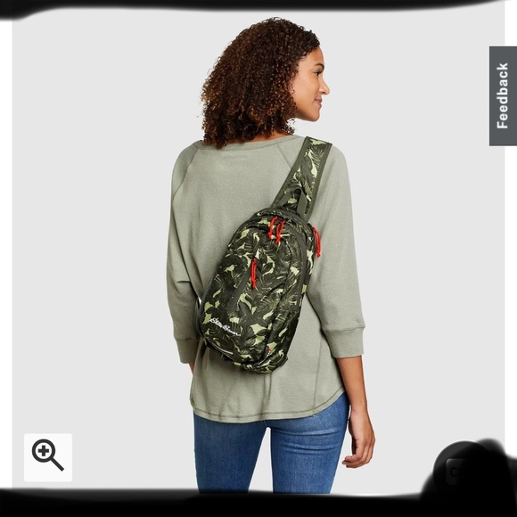 Eddie Bauer Stowaway Packable Sling 3.0 NWT - Picture 3 of 5